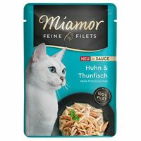 Miamor Fine Fillets cat food with chicken and tuna in sauce 100g