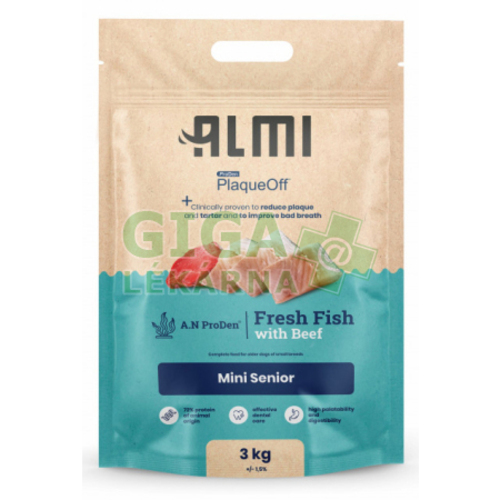 ALMI ProDen PlaqueOff food for older small breed dogs 3kg