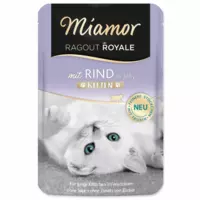Miamor Ragout Royale konservi kaķēniem ar liellopu želejā 100g