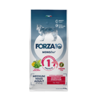 Forza10 MonoDiet Sensitive Digestion Medium/Maxi Adult with fish 10kg