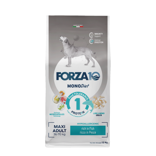 Forza10 MonoDiet Maxi Adult ar zivīm 12kg