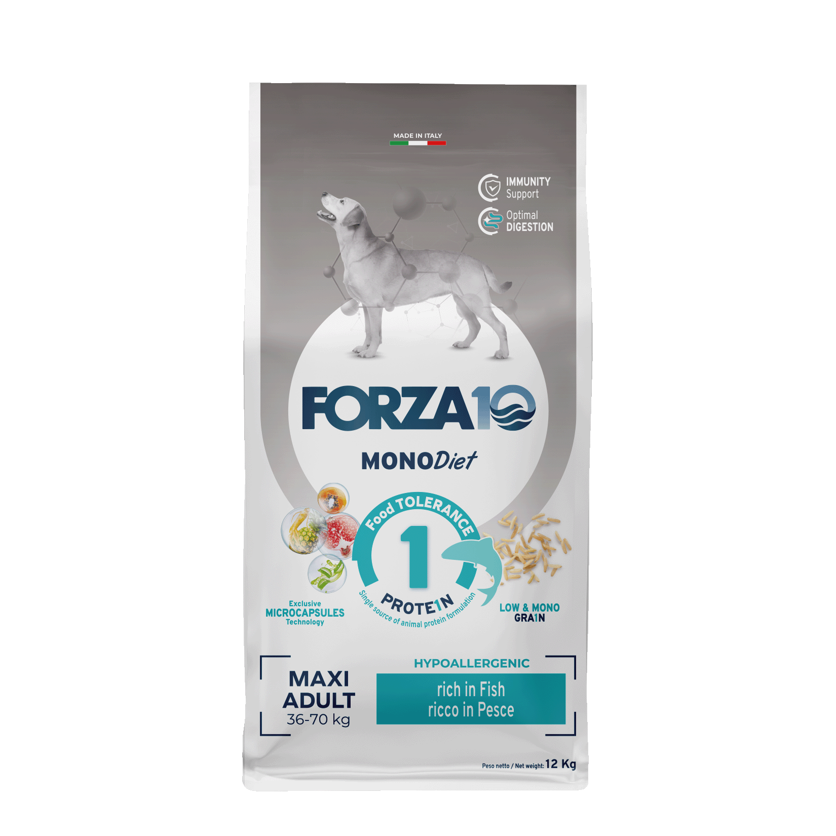 Forza10 MonoDiet Maxi Adult ar zivīm 12kg