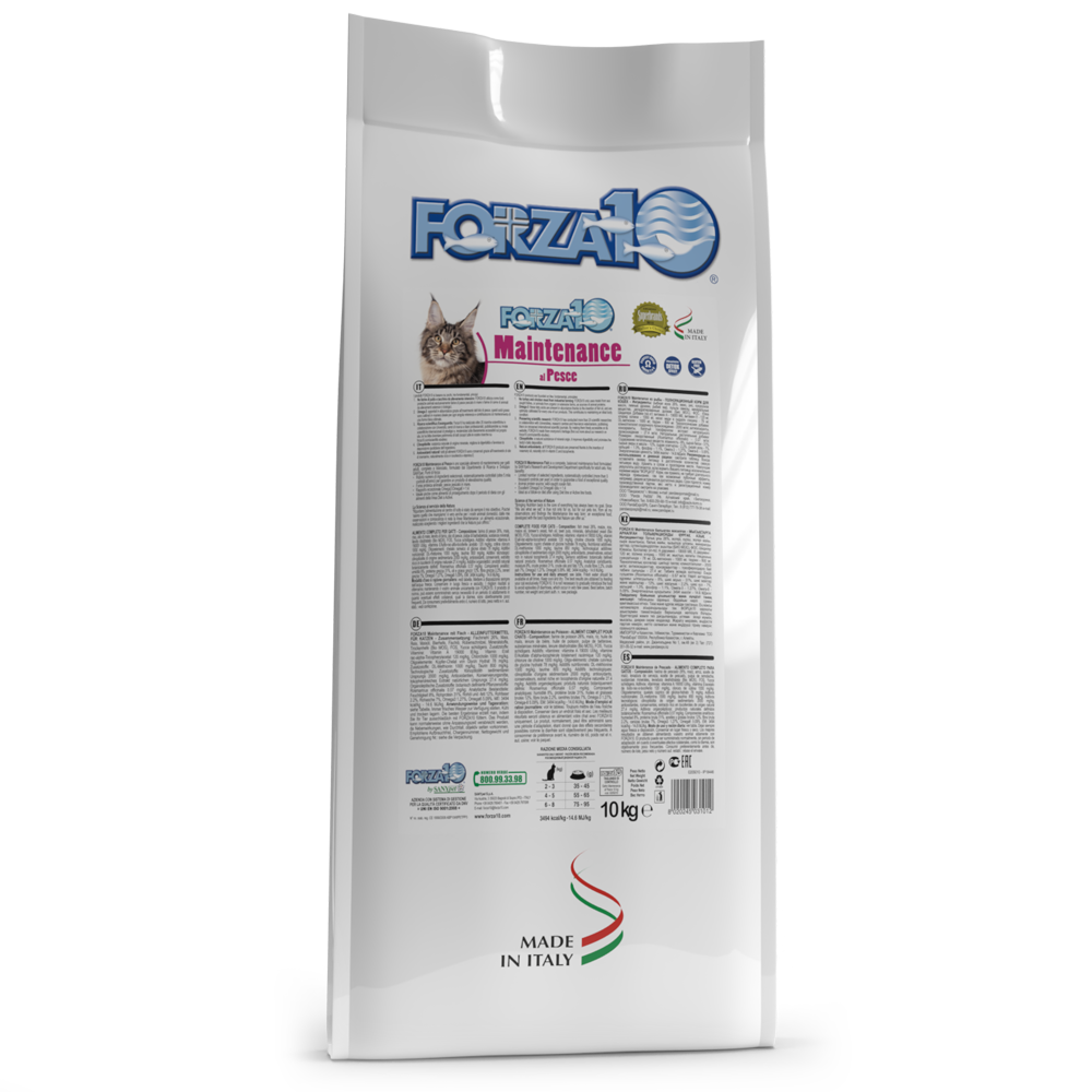 Forza10 Maintenance Adult Cat ar zivīm 10kg