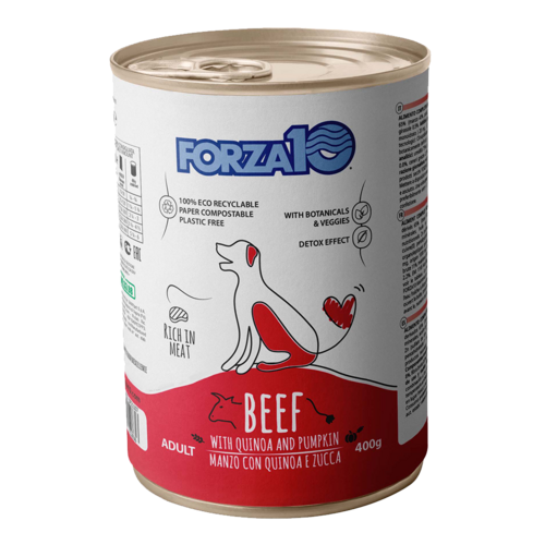 Forza10 Maintenance konservi suņiem ar liellopu, kvinoju un ķirbi 6x400g