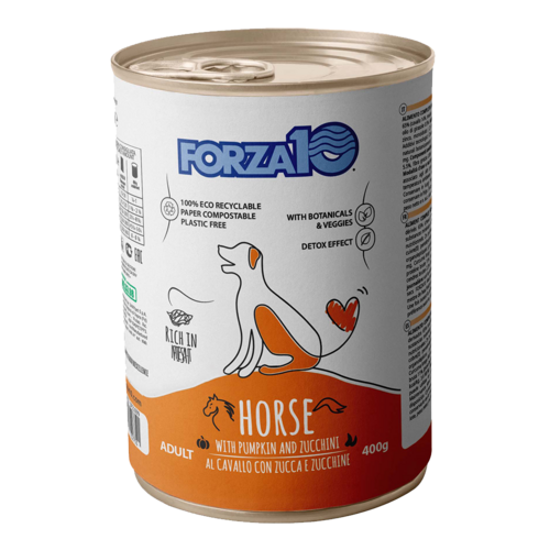 Forza10 Maintenance konservi suņiem ar zirga gaļu, ķirbi un cukini 6x400g