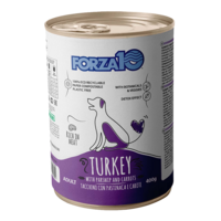 Forza10 Maintenance canned food for dogs with turkey, parsnip, and carrots 6x400g