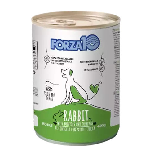 Forza10 Maintenance canned food for dogs with rabbit, potatoes, and pumpkin 6x400g