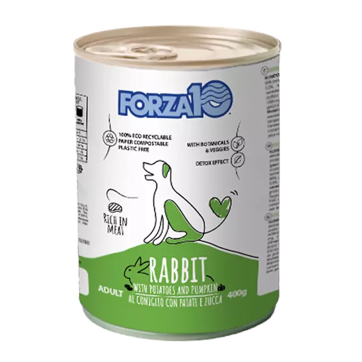 Forza10 Maintenance konservi suņiem ar trusi, kartupeļiem un ķirbi 6x400g