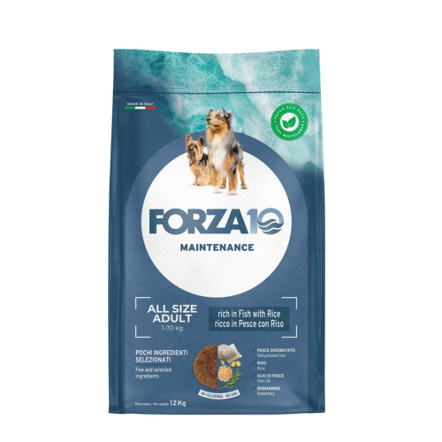 Forza10 Maintenance All Size Adult ar zivīm un rīsiem 12kg