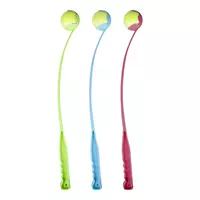 Rotaļlieta sunim - tenisa bumbiņa ar metēju