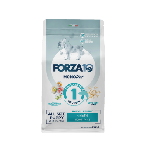 Forza10 MonoDiet All Size Puppy with fish 1.5kg
