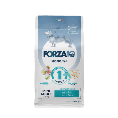 Forza10 MonoDiet Mini Adult ar zivīm 400g