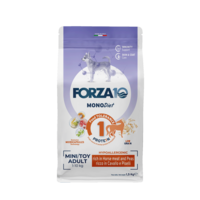 Forza10 MonoDiet Mini/Toy Adult ar zirgu un zirņiem 1,5kg