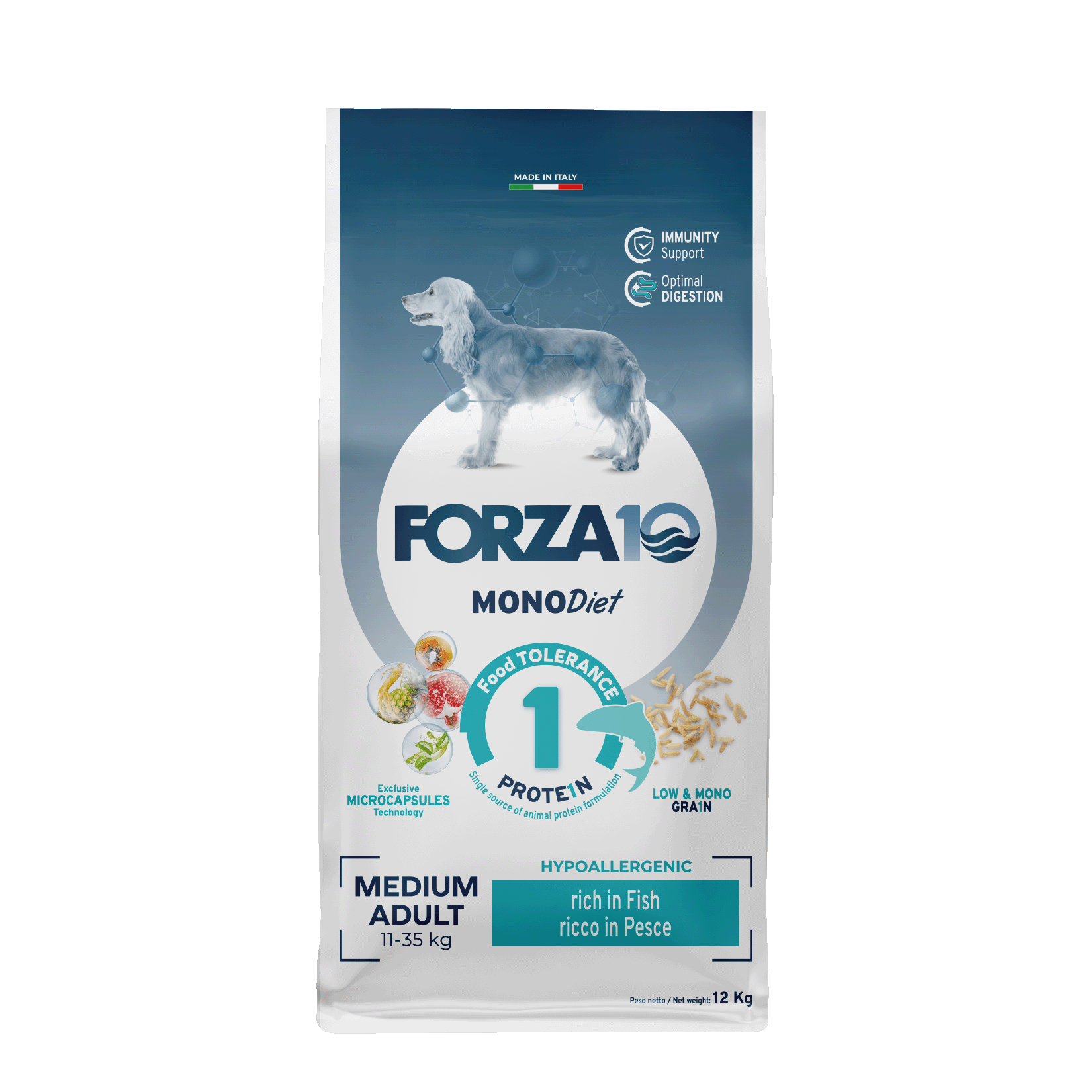 Forza10 MonoDiet Medium Adult ar zivīm 12kg