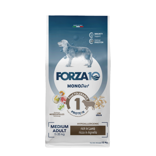 Forza10 MonoDiet Medium Adult with lamb 12kg