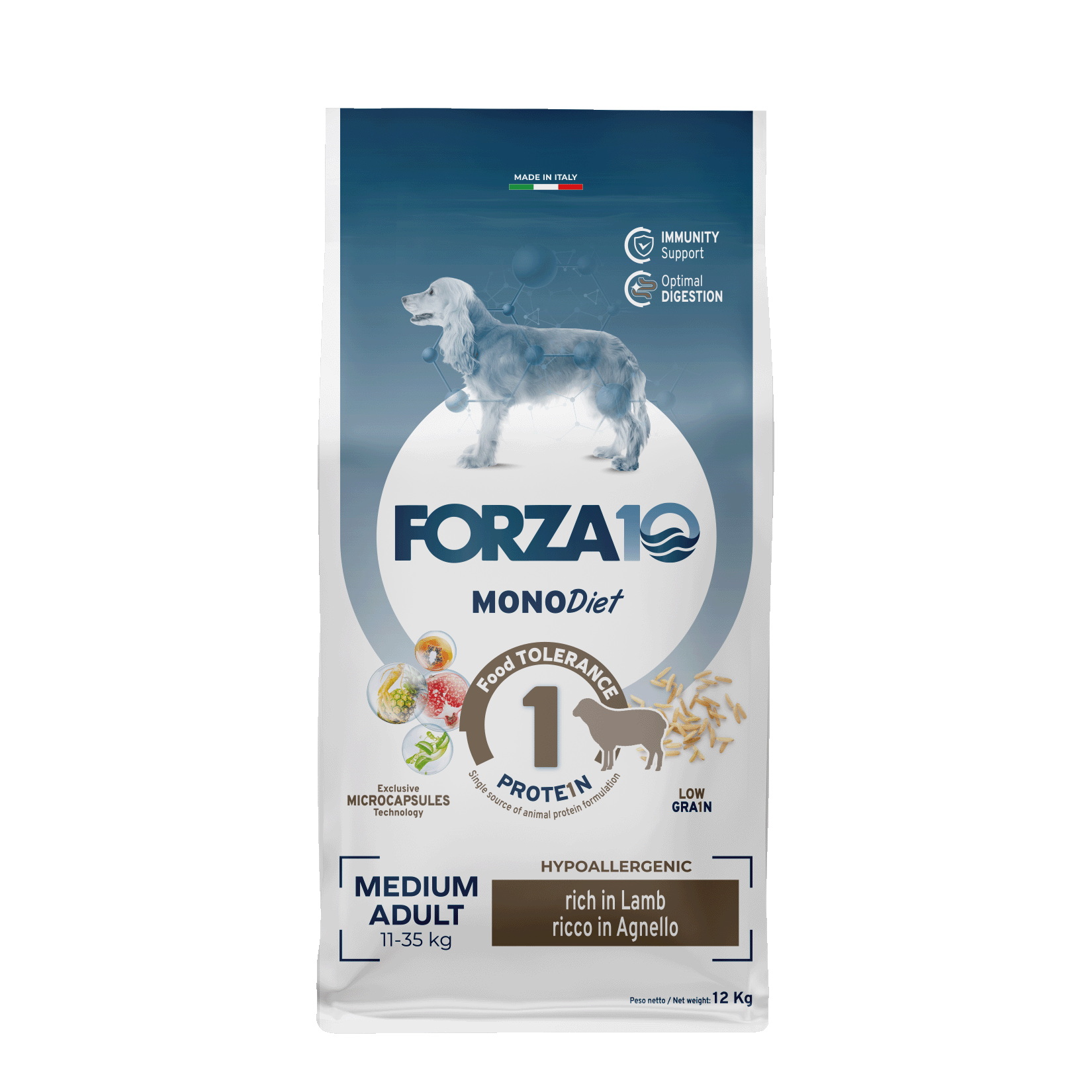 Forza10 MonoDiet Medium Adult ar jēru 12kg