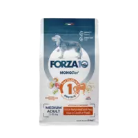 Forza10 MonoDiet Medium Adult ar zirga gaļu un zirņiem 1,5kg