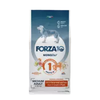 Forza10 MonoDiet Medium Adult ar zirga gaļu un zirņiem 12kg
