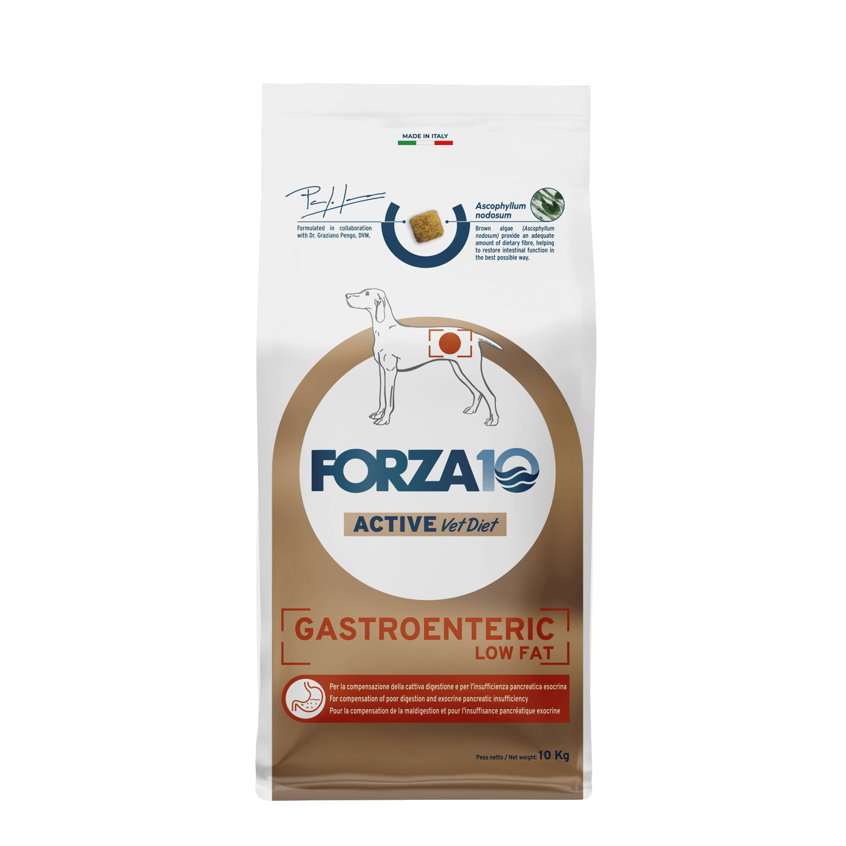 Forza10 Active VetDiet Gastroenteric Low Fat All Size 10kg