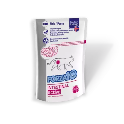 Forza10 Active VetDiet Intestinal mitrā barība kaķiem 12x80g