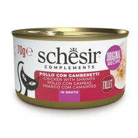Schesir views fillet in shrimp broth 70g