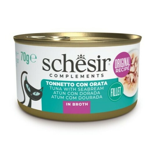 Schesir tuna with sea bream in broth 70g