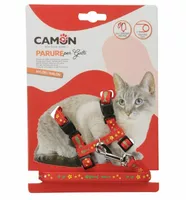 Camon iemaukti ar pavadu kaķiem, DG005/B, sarkans