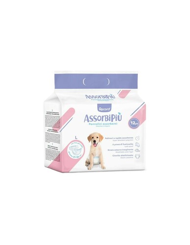 Dog diapers size L 12pcs