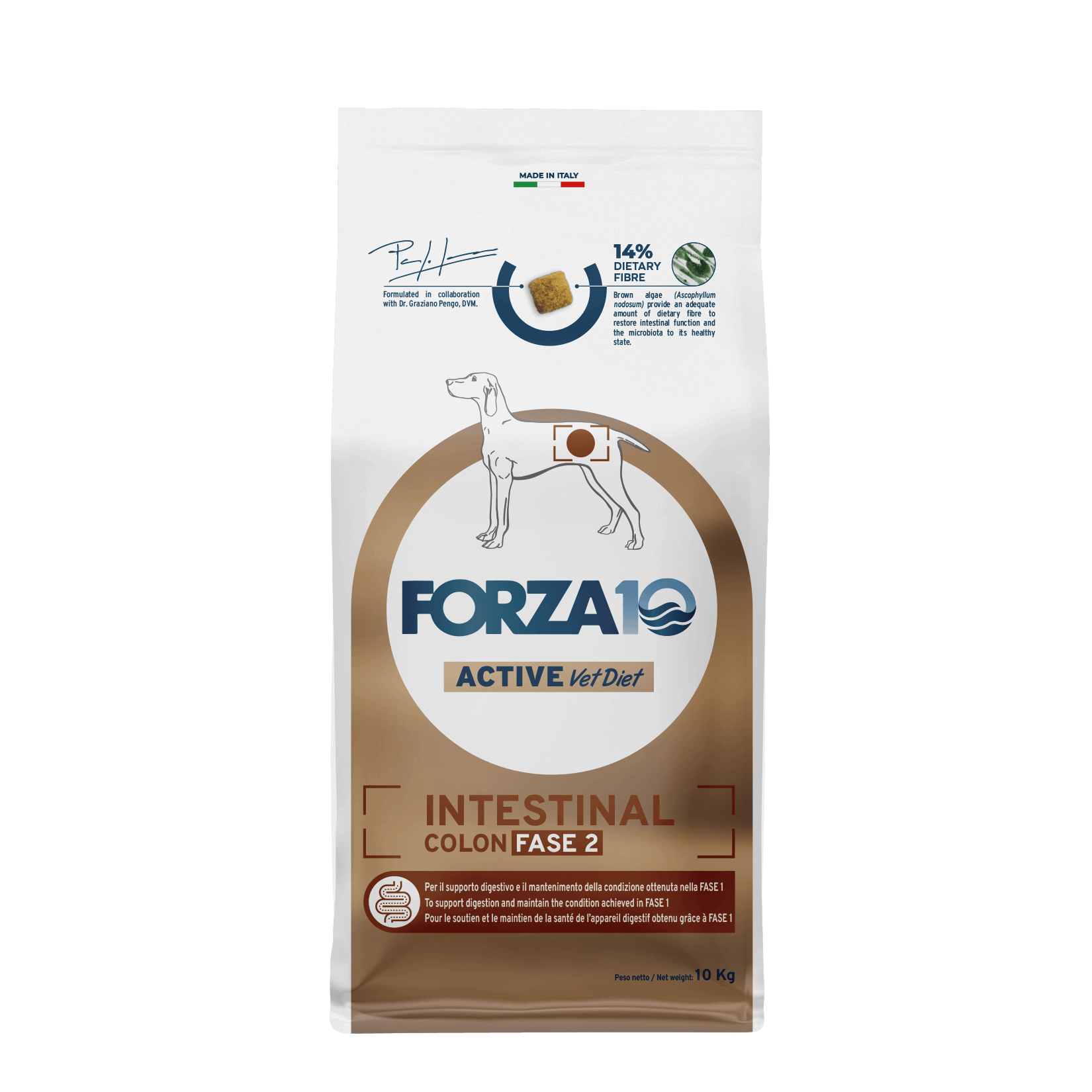 Forza10 Active VetDiet Intestinal Colon FASE 2 ar zivīm 10kg