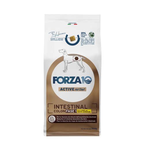Forza10 Active VetDiet Intestinal Colon PHASE 1 with lamb and sorghum 10kg
