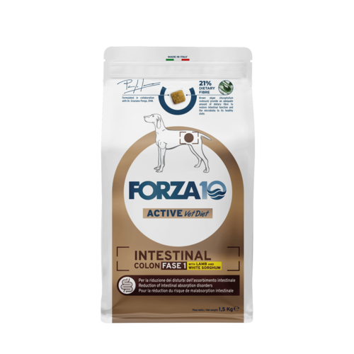 Forza10  Active VetDiet Intestinal Colon FASE 1 ar jēru un sorgo 1,5kg