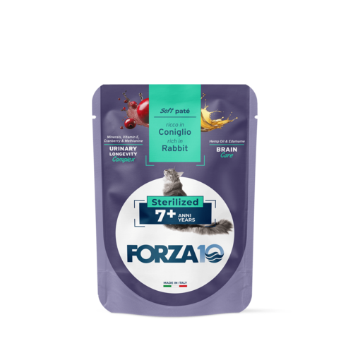 Forza10 BotaniCat pastēte sterilizētiem kaķiem 7+ ar trusi 24x80g