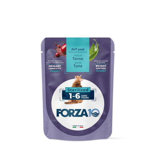 Forza10 BotaniCat pastēte sterilizētiem kaķiem ar tunci 24x80g
