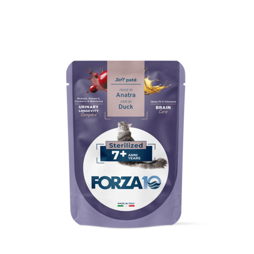 Forza10 BotaniCat pastēte sterilizētiem kaķiem 7+ ar pīli 24x80g