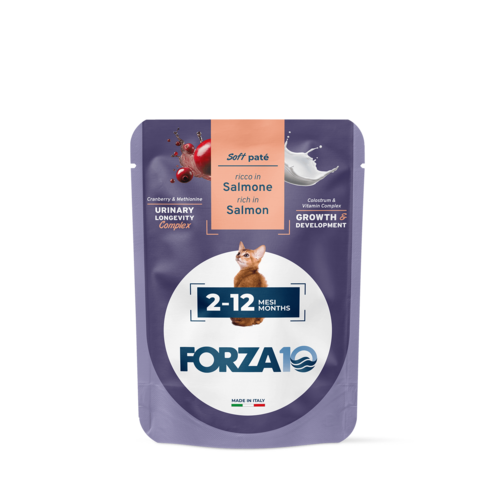Forza10 BotaniCat pastēte kaķēniem ar lasi 24x80g