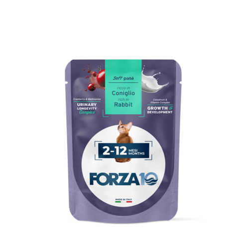 Forza10 BotaniCat pastēte kaķēniem ar trusi 24x80g