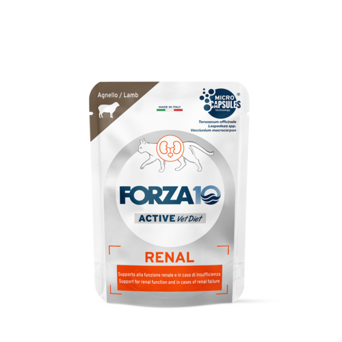 Forza10 Active VetDiet Renal mitrā barība kaķiem 12x80g