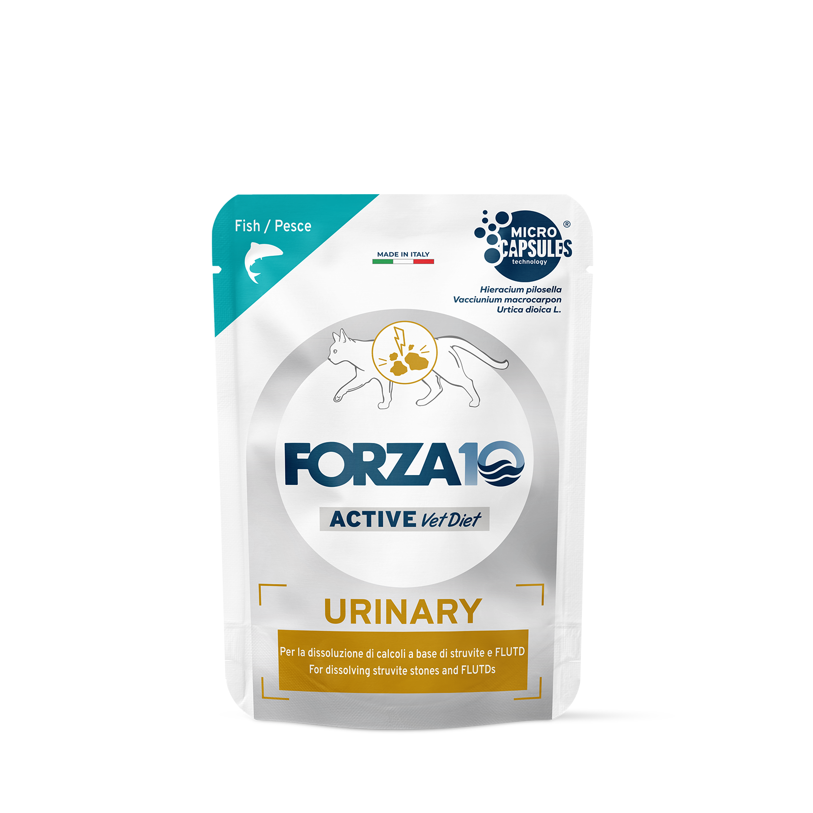 Forza10 Active VetDiet Urinary mitrā barība kaķiem 12x80g