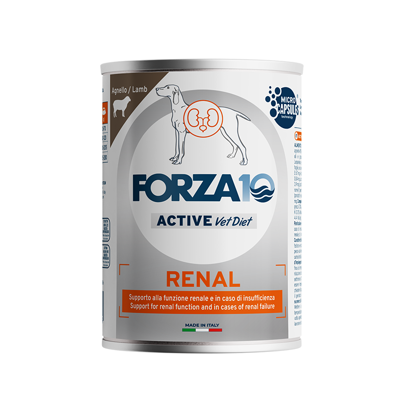 Forza10 Active VetDiet Renal mitrā barība suņiem 6x390g