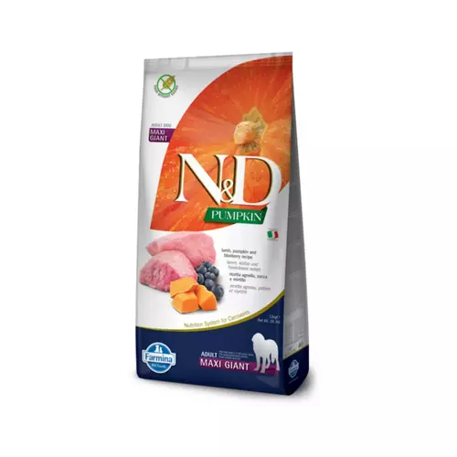 N&D dog tropical selection sausā barība ar jēru un tropiskajiem augļiem, vidējo un lielo šķirņu kucēniem 10kg