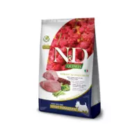 N&D dog quinoa bezgraudu sausā barība ar jēru, kvinoju un brokoļiem, mazo šķirņu suņiem, Weight managment 7kg