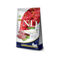 N&D dog quinoa bezgraudu sausā barība ar jēru, kvinoju un brokoļiem, mazo šķirņu suņiem, Weight managment 7kg