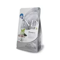 N&D dog white coat bezgraudu sausā barība ar jūras asari, spirulīnu un fenheli, lielo un vidējo šķirņu suņiem, ar gaišu apmatojumu 2kg