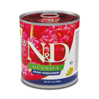 N&D dog quinoa konservi ar jēru, kvinoju un brokoļiem, Weight Management 6x285g
