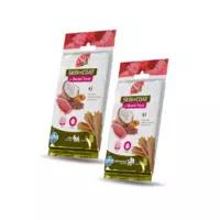N&D dog quinoa Dental Treat Skin ar pīli, Bezgraudu kārums suņiem ādas un apmatojuma veselībai, Medium/Maxi 4x100g