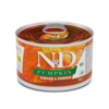 N&D dog pumpkin konservi ar briedi, vistu un ķirbi, mazo šķirnu suņiem 6x140g