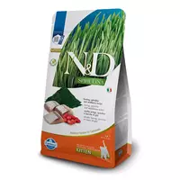 N&D cat spirulina sausā barība ar siļķi, spirulīnu un godži ogām, kaķēniem 1,5kg