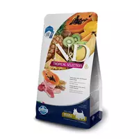 N&D dog tropical selection sausā barība ar jēru un tropiskajiem augļiem, mazo šķirņu suņiem 5kg