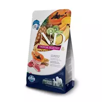 N&D dog tropical selection sausā barība ar jēru un tropiskajiem augļiem, vidējo un lielo šķirņu suņiem 10kg