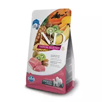 N&D dog tropical selection sausā barība ar cūkgaļu un tropiskajiem augļiem, vidējo un lielo šķirņu suņiem 10kg
